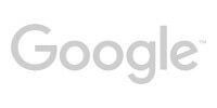 google logo on a grey background