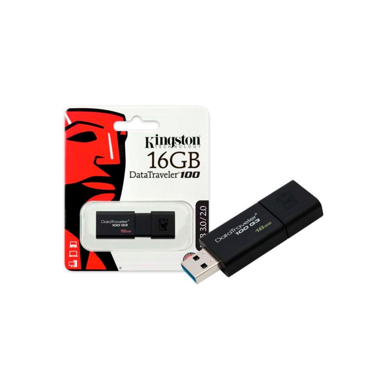 Memoria USB Kingston 128GB DataTraveler 100 G3 KINGSTON